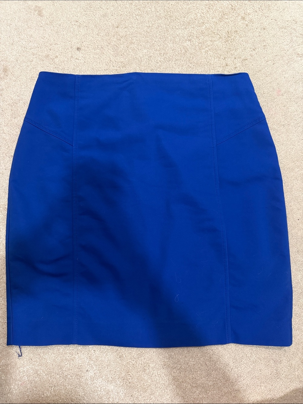 Express Royal Blue Women's Ponte Pencil Skirt 12